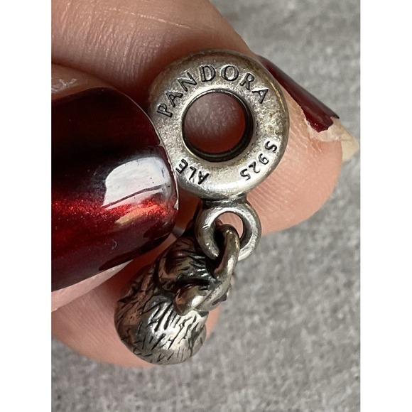 Pandora ALE 925 Sterling Silver Koala Bear Dangle Charm - Picture 2 of 5